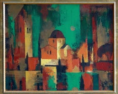 Winter in Jerusalem. 1997 Öl auf Leinwand, 40x50 cm