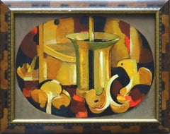 Mushrooms. 1995, oil on cardboard, 28, 5x37 cm