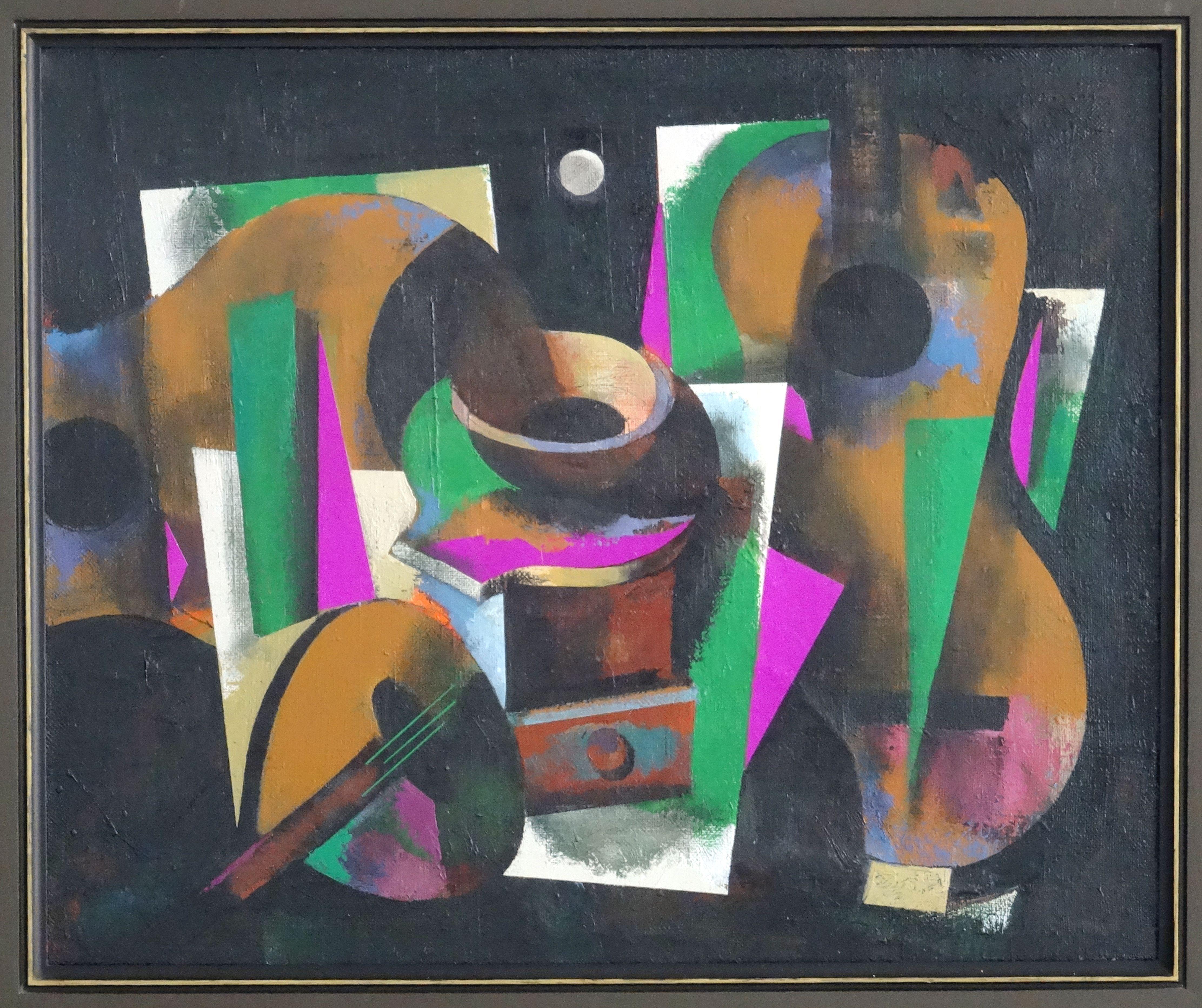 Still Life. 1998, oil on canvas, 57 x 69 cm - Painting by Janis Zemitis