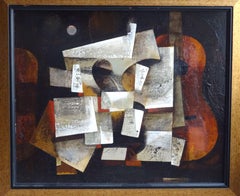 In the circle of light. 1999, oil on cardboard, 57 x 69 cm
