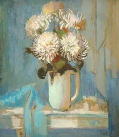 Blumen Blumen. 1990, Öl auf Leinwand, 92x81 cm