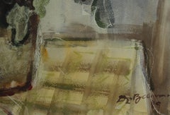 Nature morte avec pivoines. 1989, papier, aquarelle, 62x70 cm