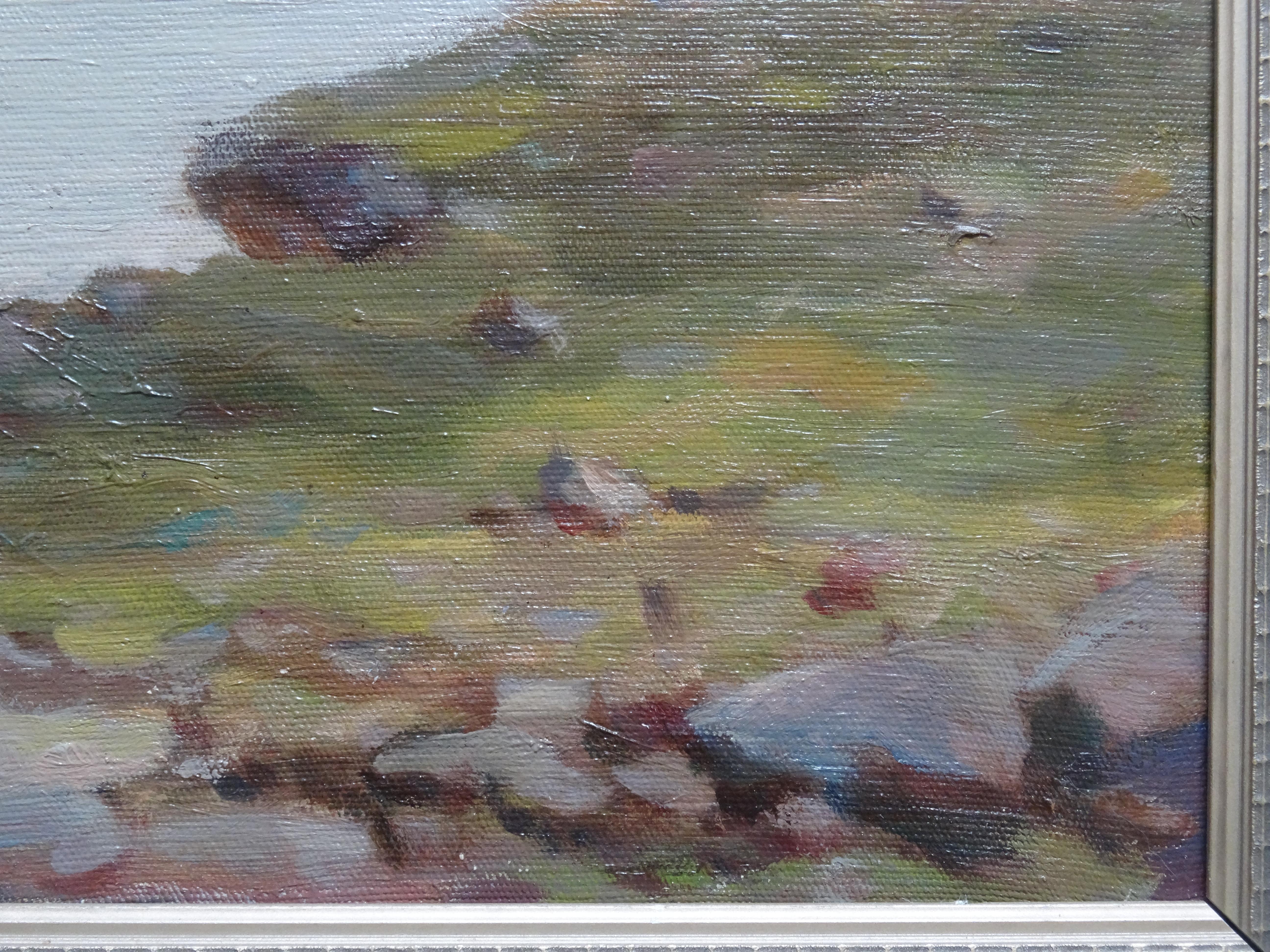 Costa del mare. 1958, tela, olio, 50x70 cm
