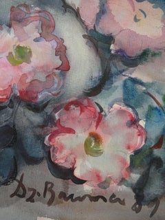 Rosa canina. 1989. Carta, acquerello, 44x38 cm