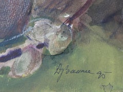Lilies. 1995. Paper, watercolor, pastel, 47.5x34.5 cm