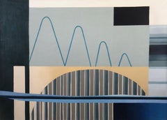 Réalisme magique. 1979, huile sur toile, 100 x 140 cm