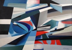 Réalisme magique 22/73. 1973, huile sur toile, 100 x 140 cm