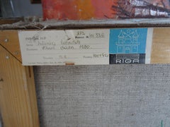 Stillleben. 1980. Öl auf Leinwand, 100x92 cm