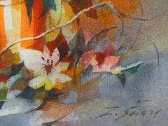 Fiori, 2020. Paper, watercolor, 24 x 18, 5 cm