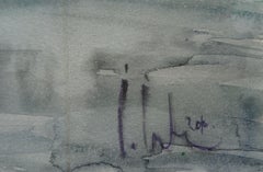 Pont des Arts. Bridge at Paris. 2010. Watercolor on paper, 40x50 cm