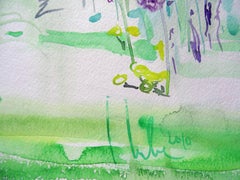 Tuileries Garden. 2010. Watercolor on paper, 38x50 cm