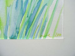 Luxembourg Garden. 2010. Watercolor on paper, 26x50 cm