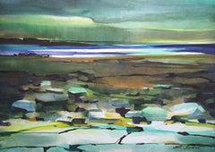 Sea at winter. 2020. Watercolor, paper, 60,5 x 85 cm