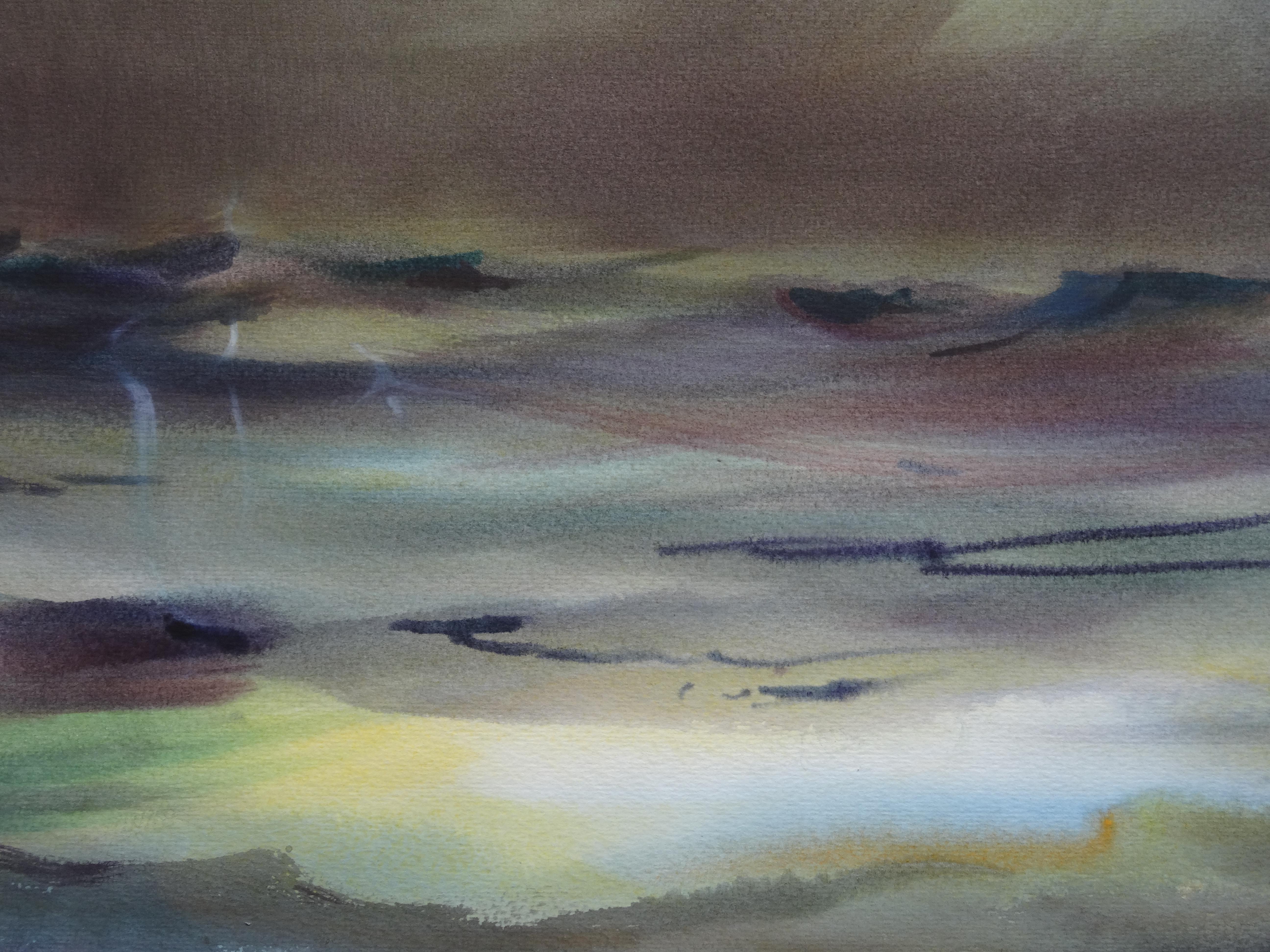 Nach dem Sturm. 2020. Aquarell, Papier, 70 x 96 cm (Realismus), Painting, von Zigmunds Snore 