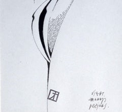 Her beautiful vagina. 2009, ink on paper, 26x17 cm