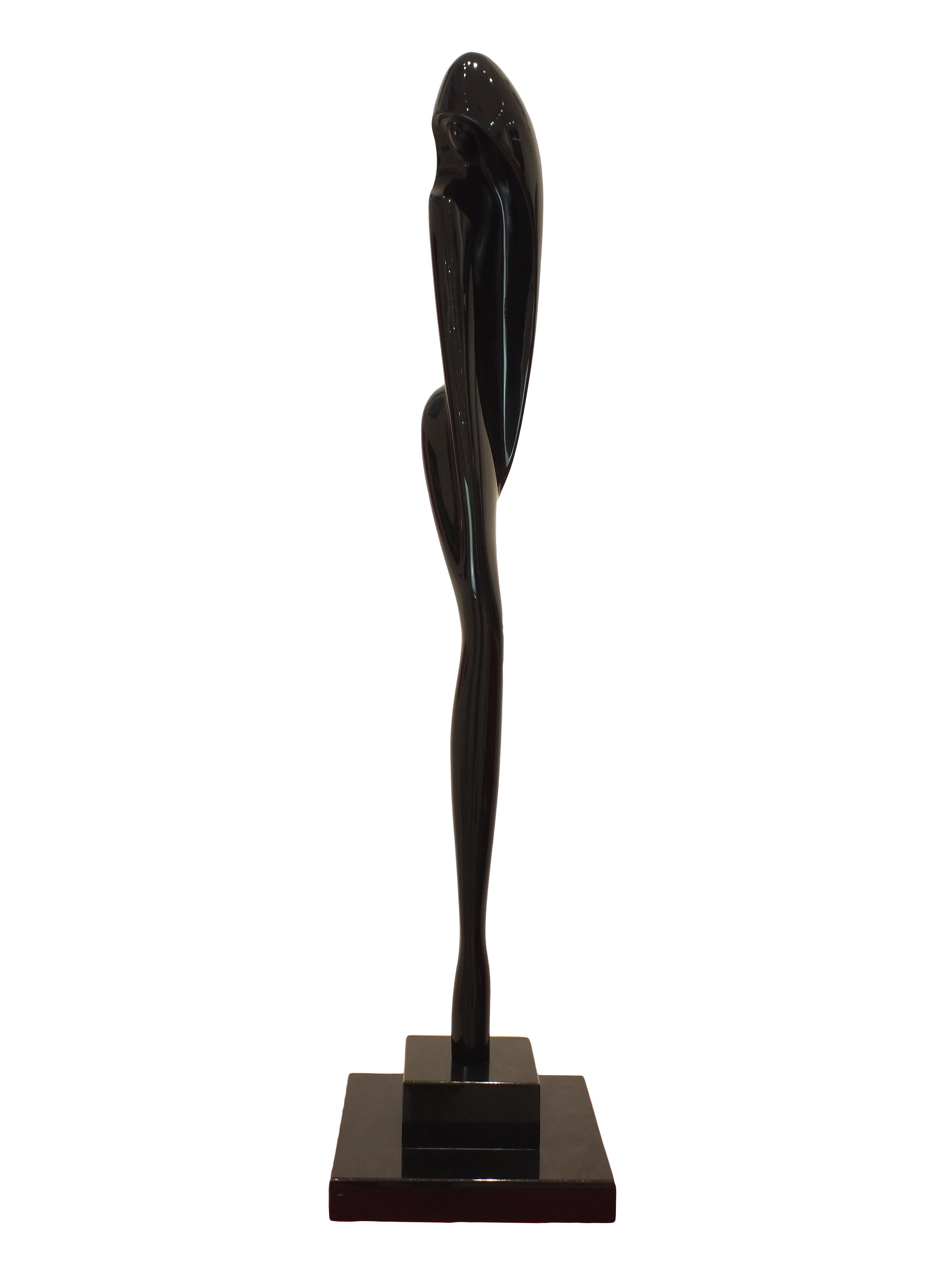 Astarte [Black], Bronze - Sculpture by Paul Braslow