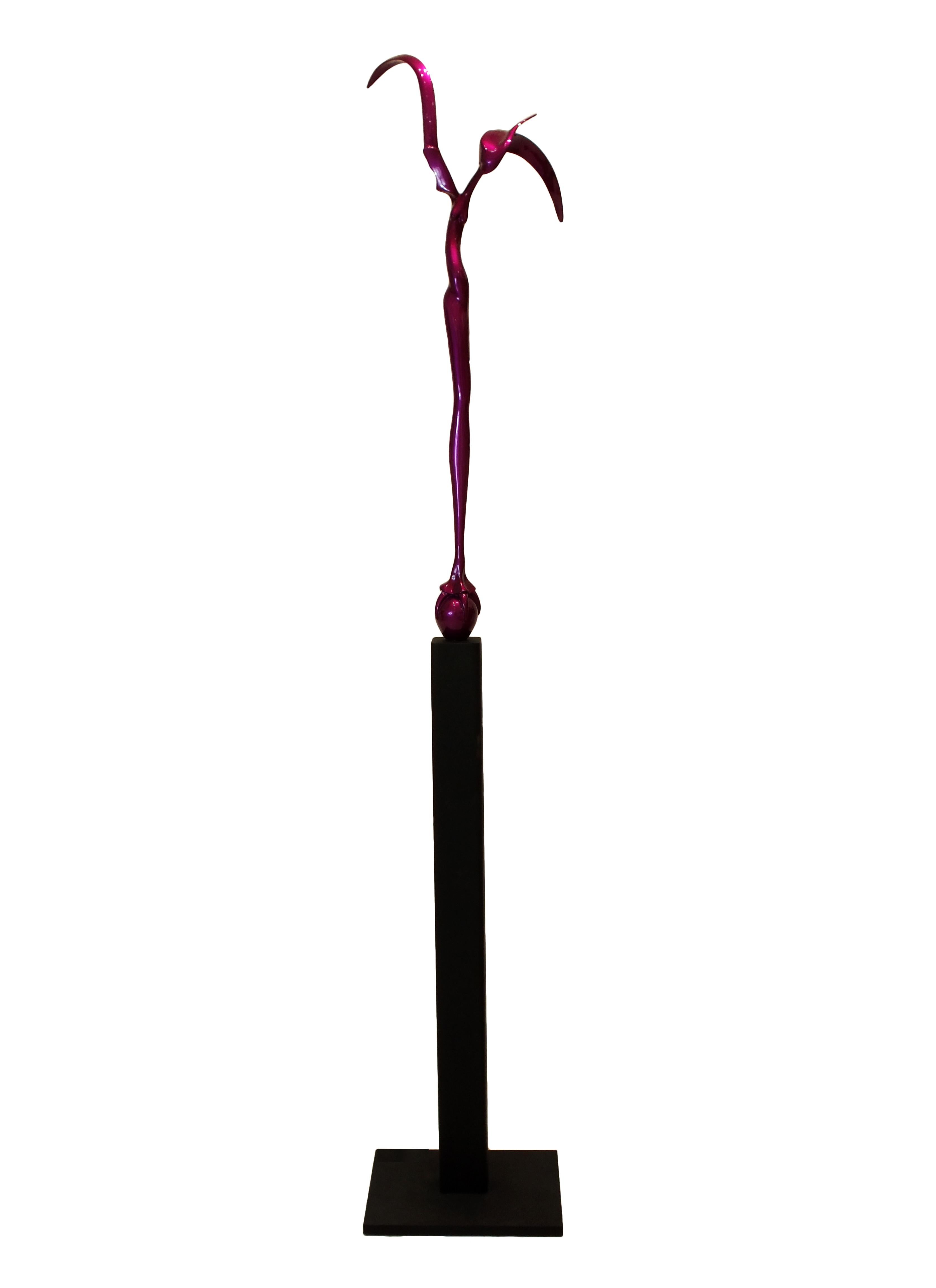 Lilith [Purple], Bronze - Sculpture by Paul Braslow