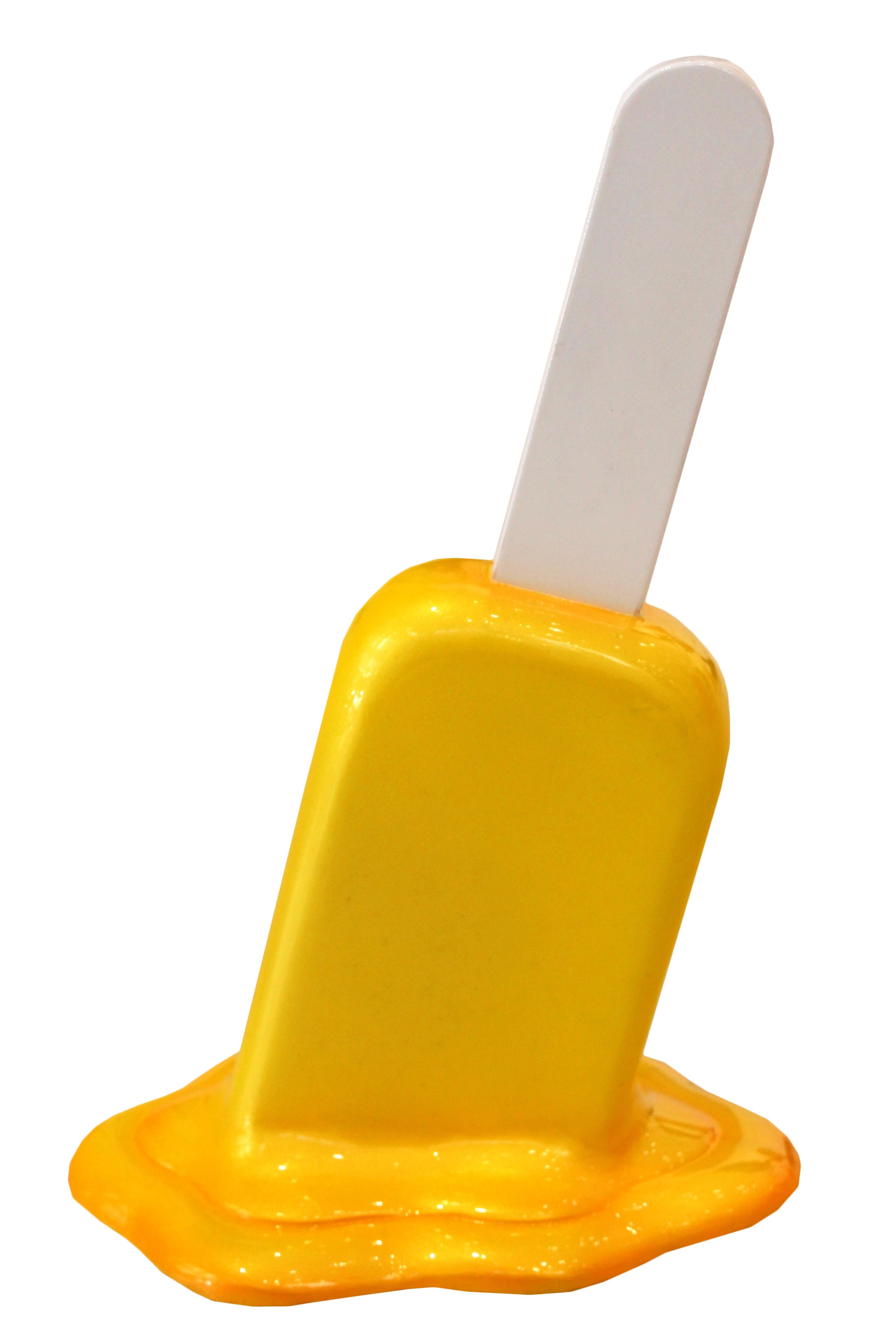Popsicle – Yellow - Sculpture by Elena Bulatova