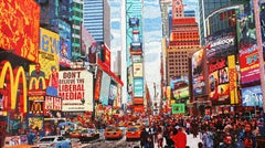 Times Square, acrylique sur toile