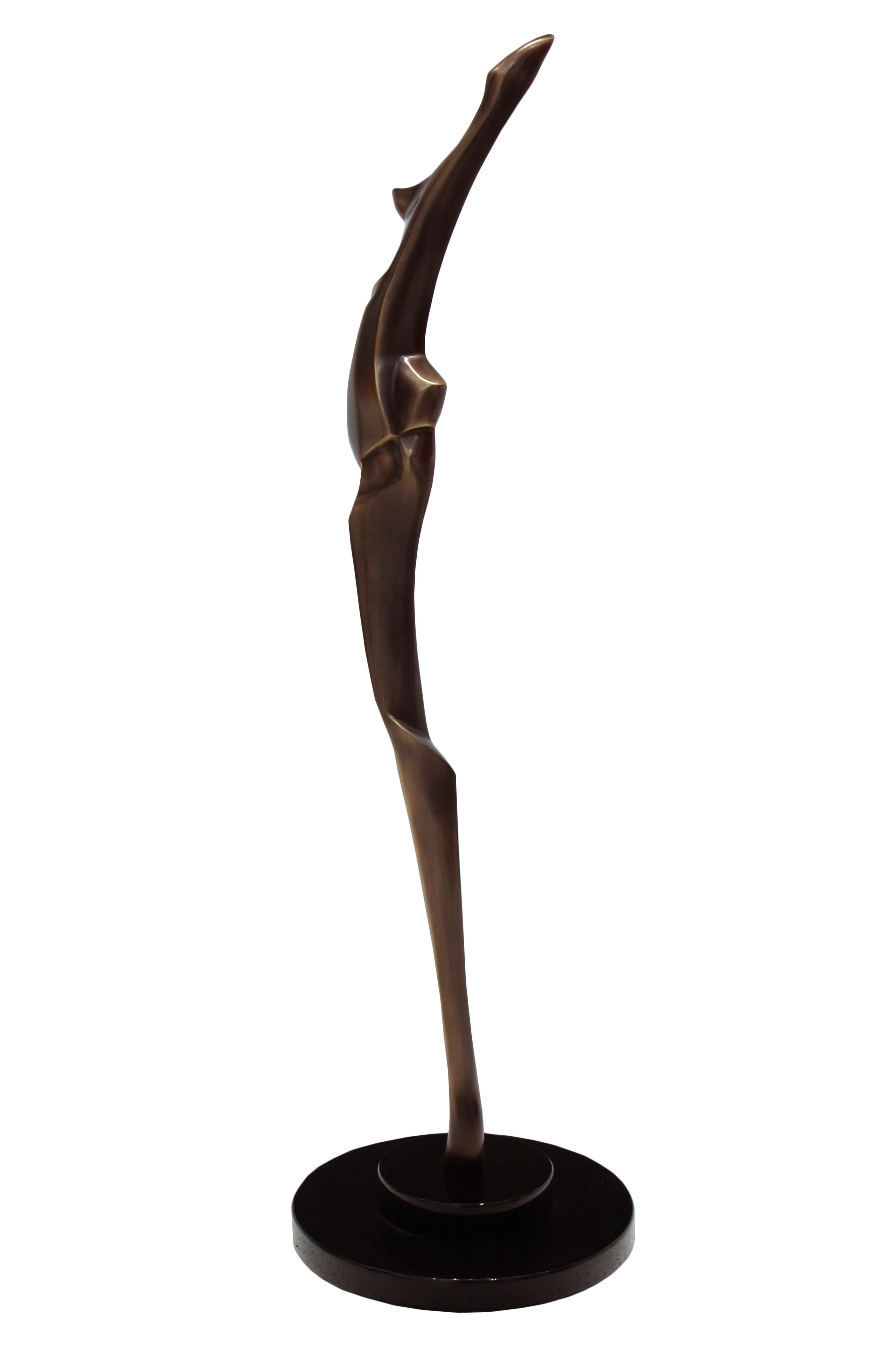 Paul Braslow Figurative Sculpture - Creation-Female, Bronze