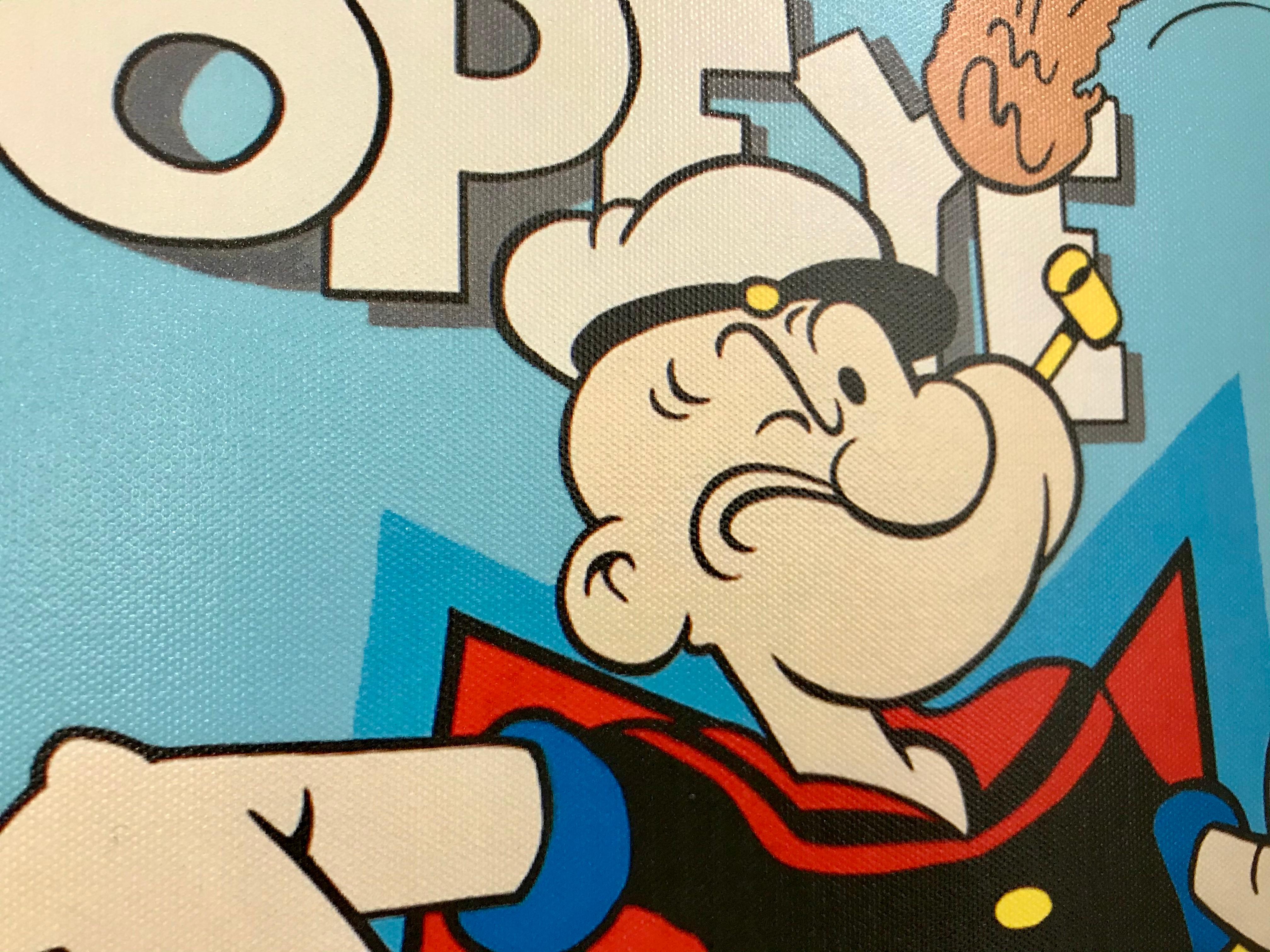 Popeye (eye-eye) - Contemporain Painting par Dana Alon Zaitony 