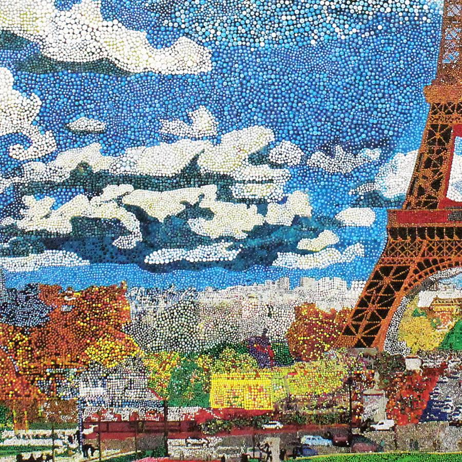 Paris, Acrylic on Canvas For Sale 1