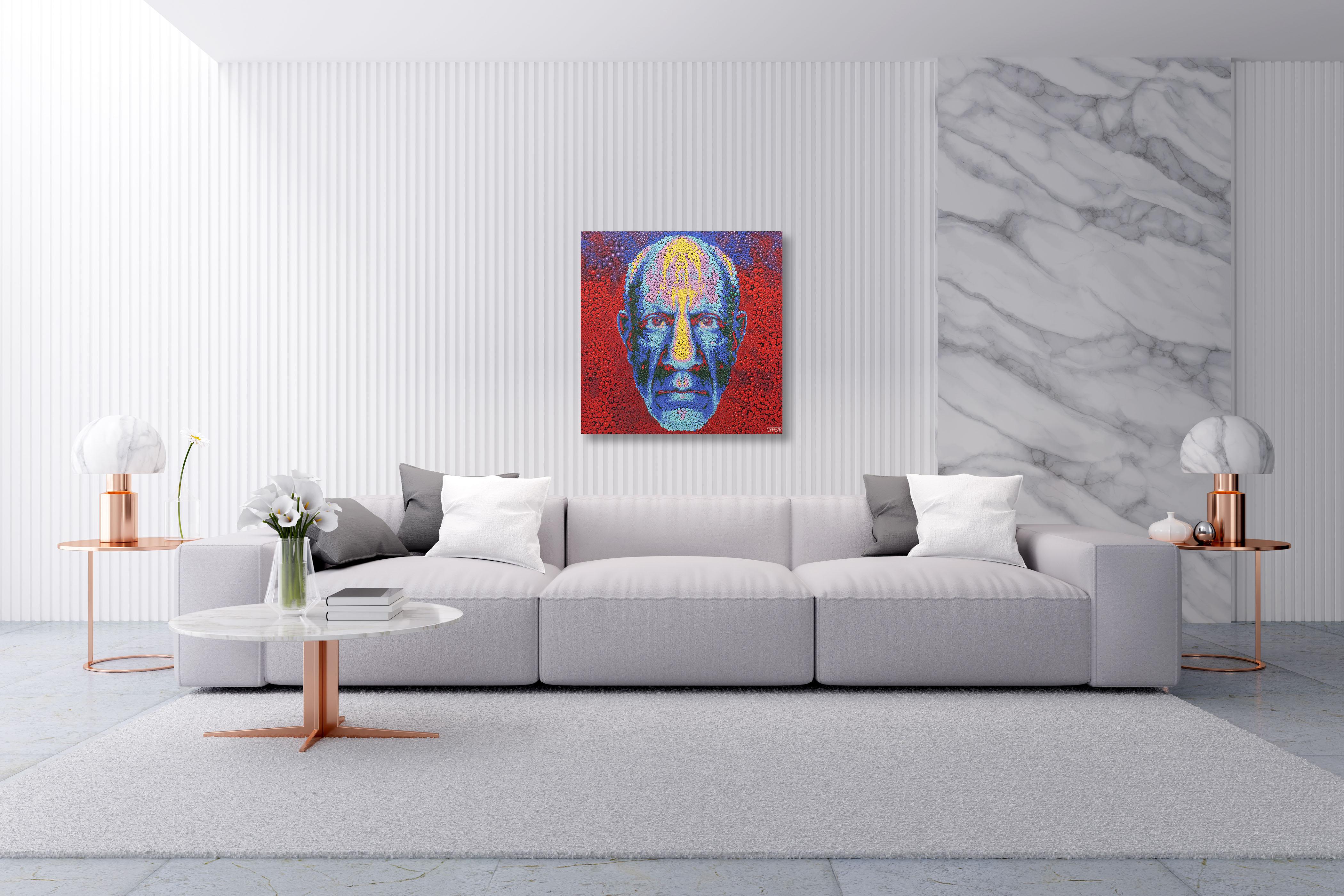 Picasso Picasso, Acryl auf Leinwand im Angebot 1