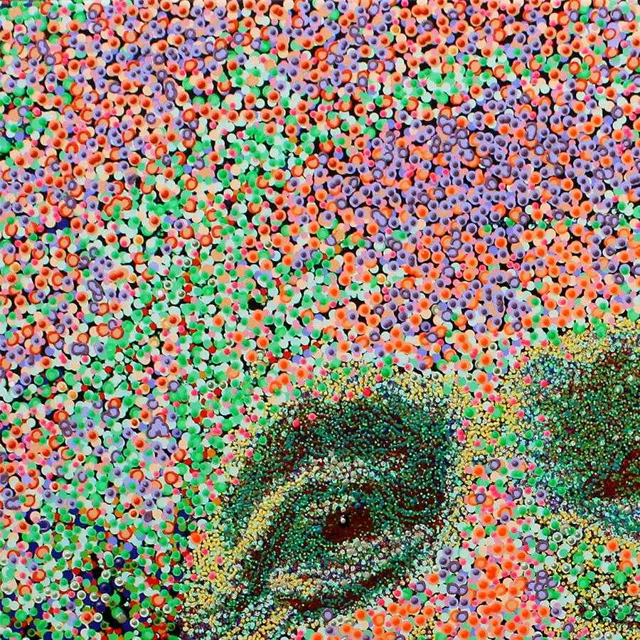 Einstein Einstein, Acryl auf Leinwand (Zeitgenössisch), Mixed Media Art, von Ophear 