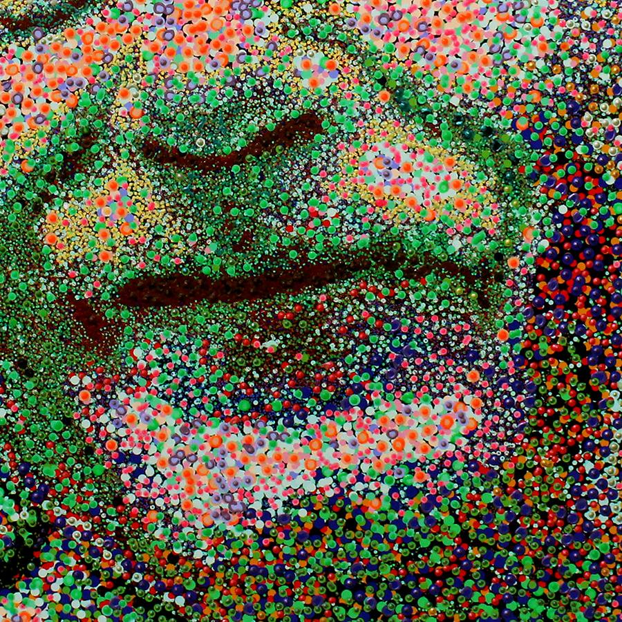 einstein'' ist ein einzigartiges Mischtechnik-Acryl auf Leinwand von Ophear. Das Kunstwerk wird mit einem Echtheitszertifikat geliefert. Dieses Stück ist signiert und wird fertig aufgehängt geliefert.  

OPHEAR ist ein amerikanischer Künstler, der