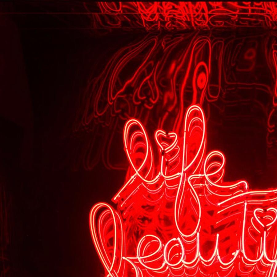 life is beautiful neon sign