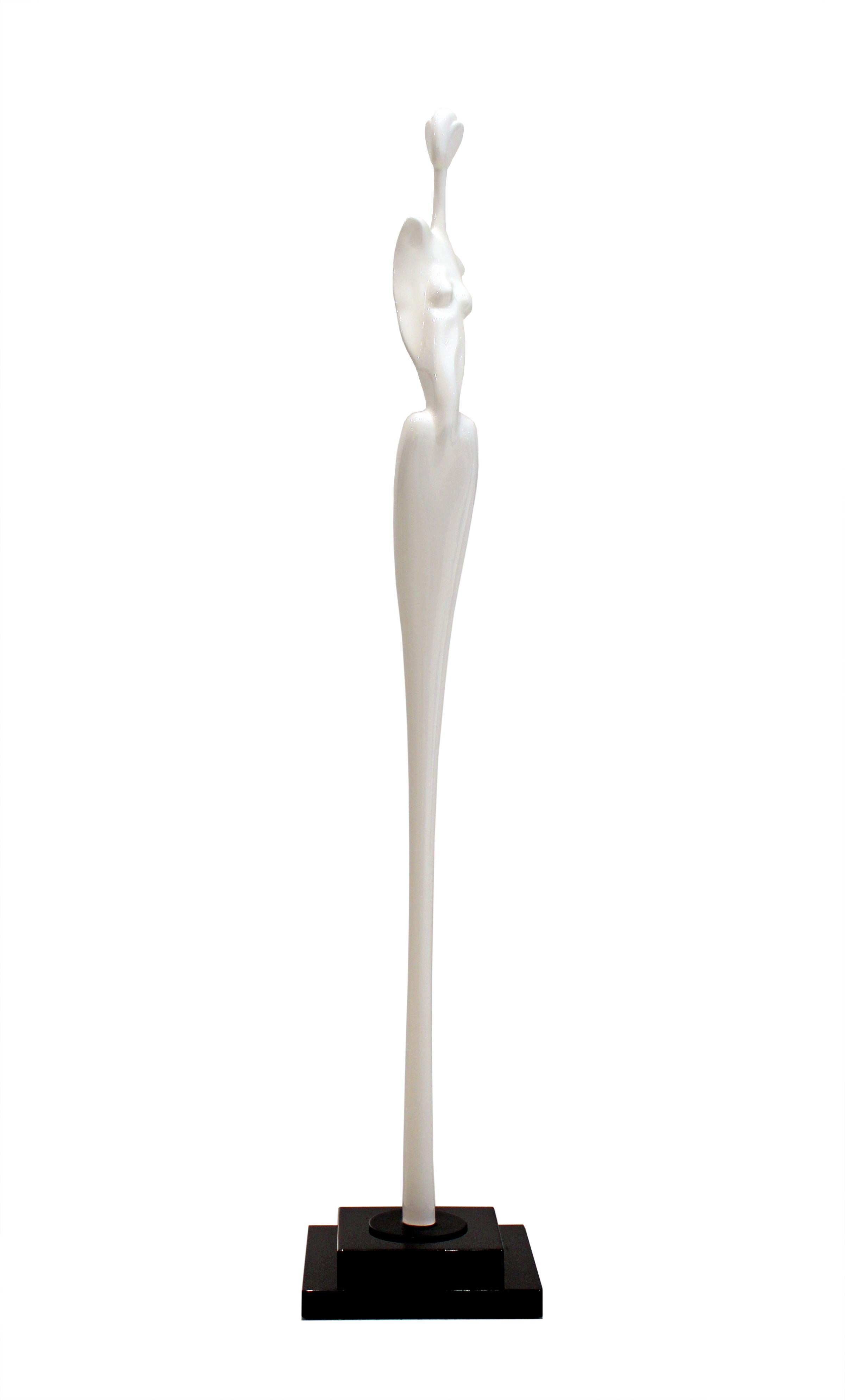 Paul Braslow Abstract Sculpture - New York[White], Bronze