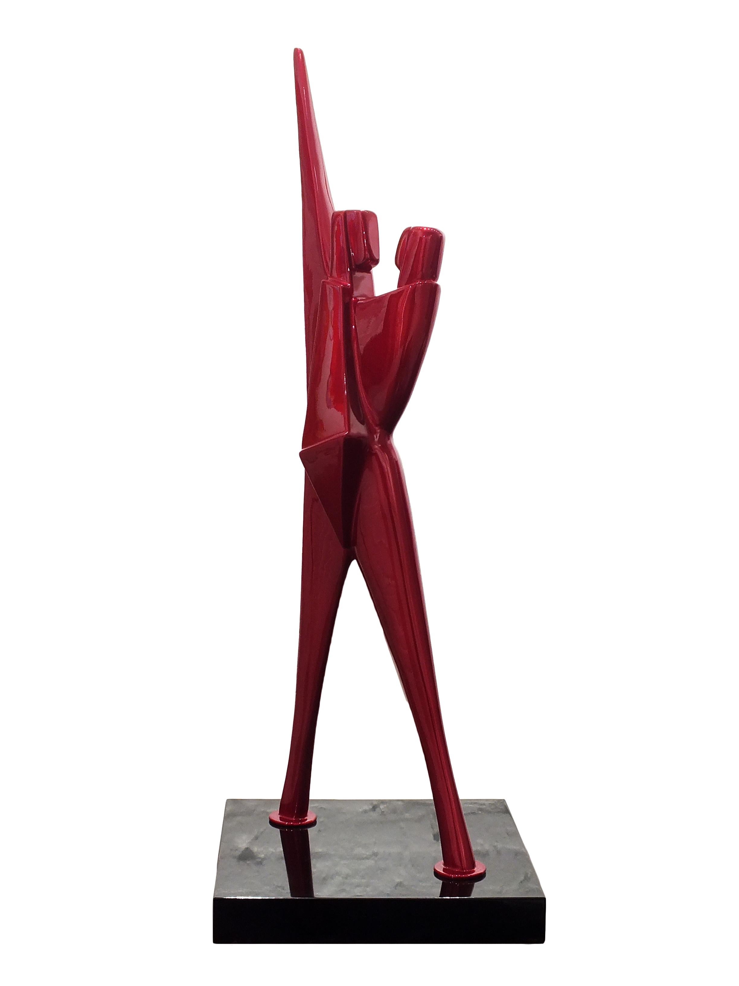 Paul Braslow Figurative Sculpture – Tango, Bronze