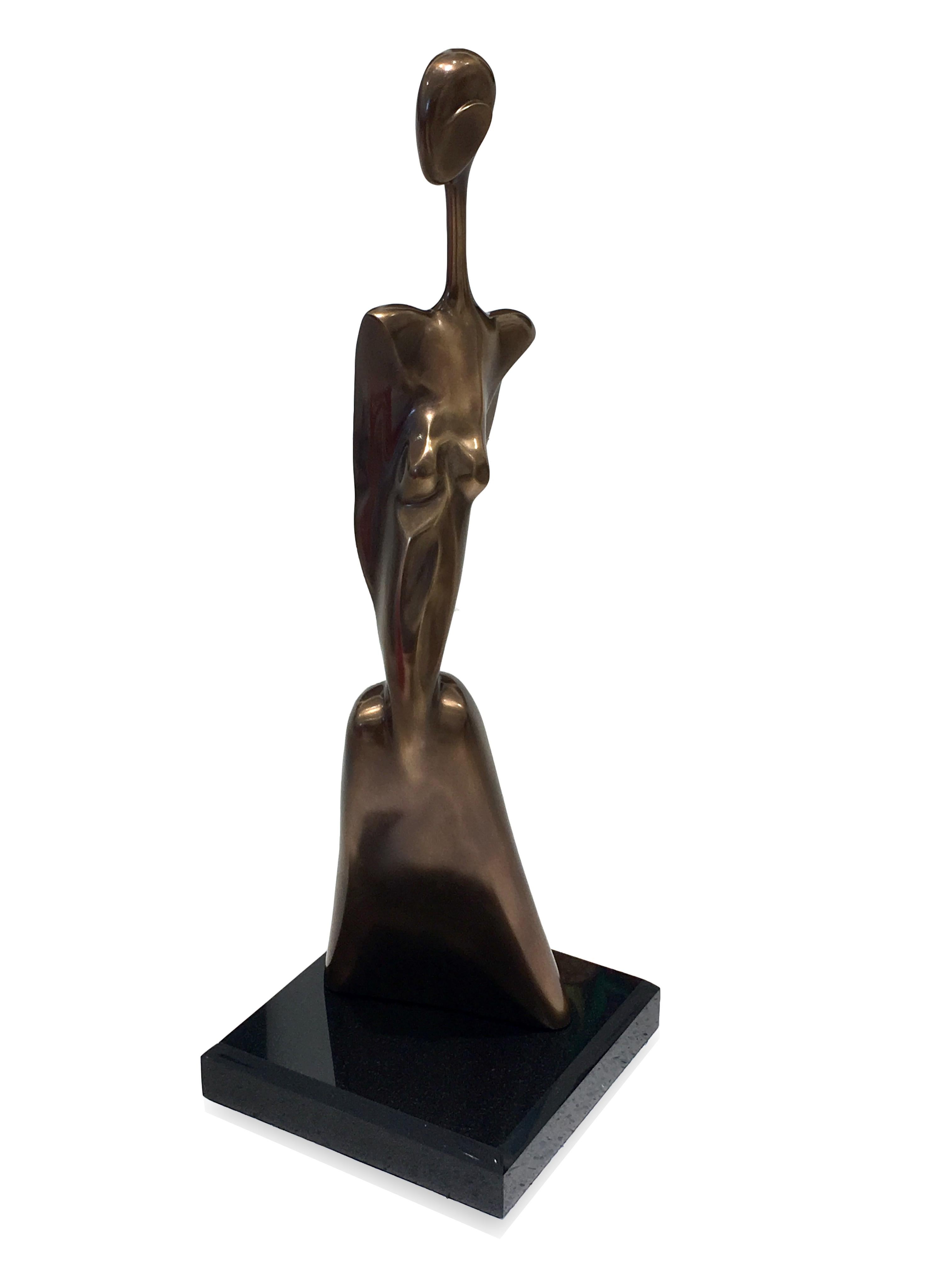 Paul Braslow Figurative Sculpture - New York [Bronze], Bronze