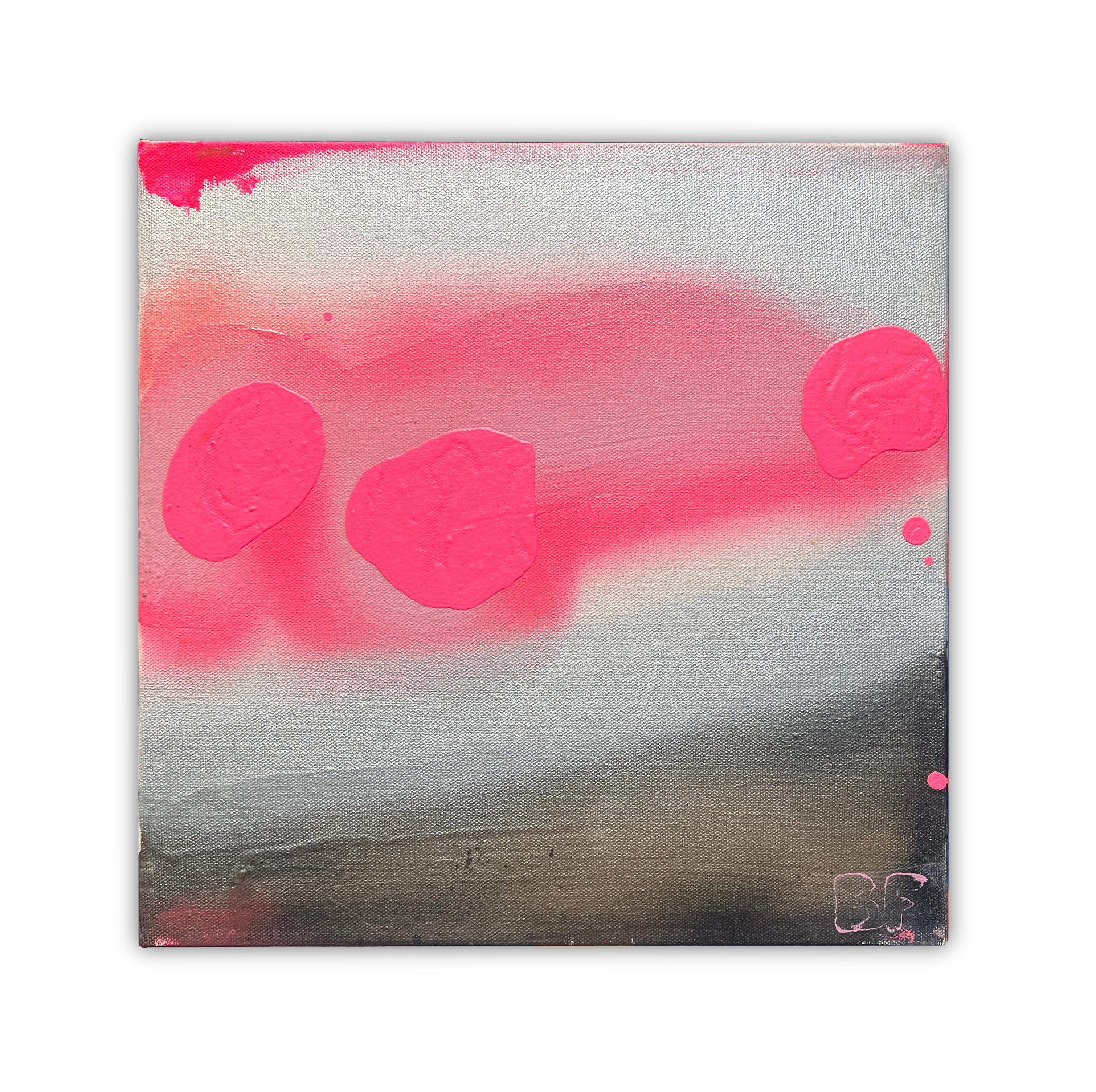 « Little Pink Clouds II » acrylique sur toile de Brad Fisher, REP par Tuleste Factory
