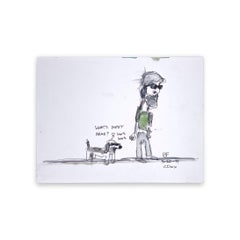 What's next, Brad? Figurative Ink & Japanese Watercolor on Paper by Brad Fisher