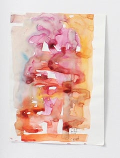 "CDMX #6" Contemporary Abstract Painting by Brad Fisher, Watercolor on Paper