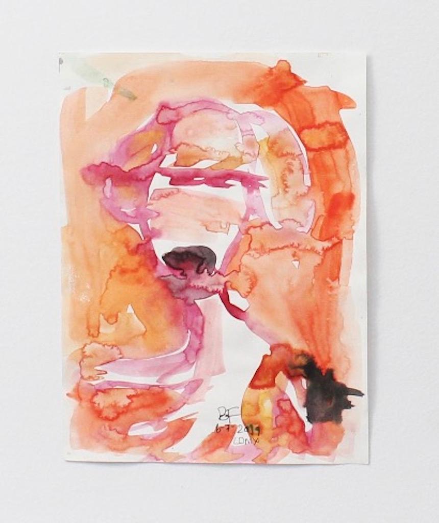 "CDMX #4" Contemporary Figurative Painting by Brad Fisher, Watercolor on Paper