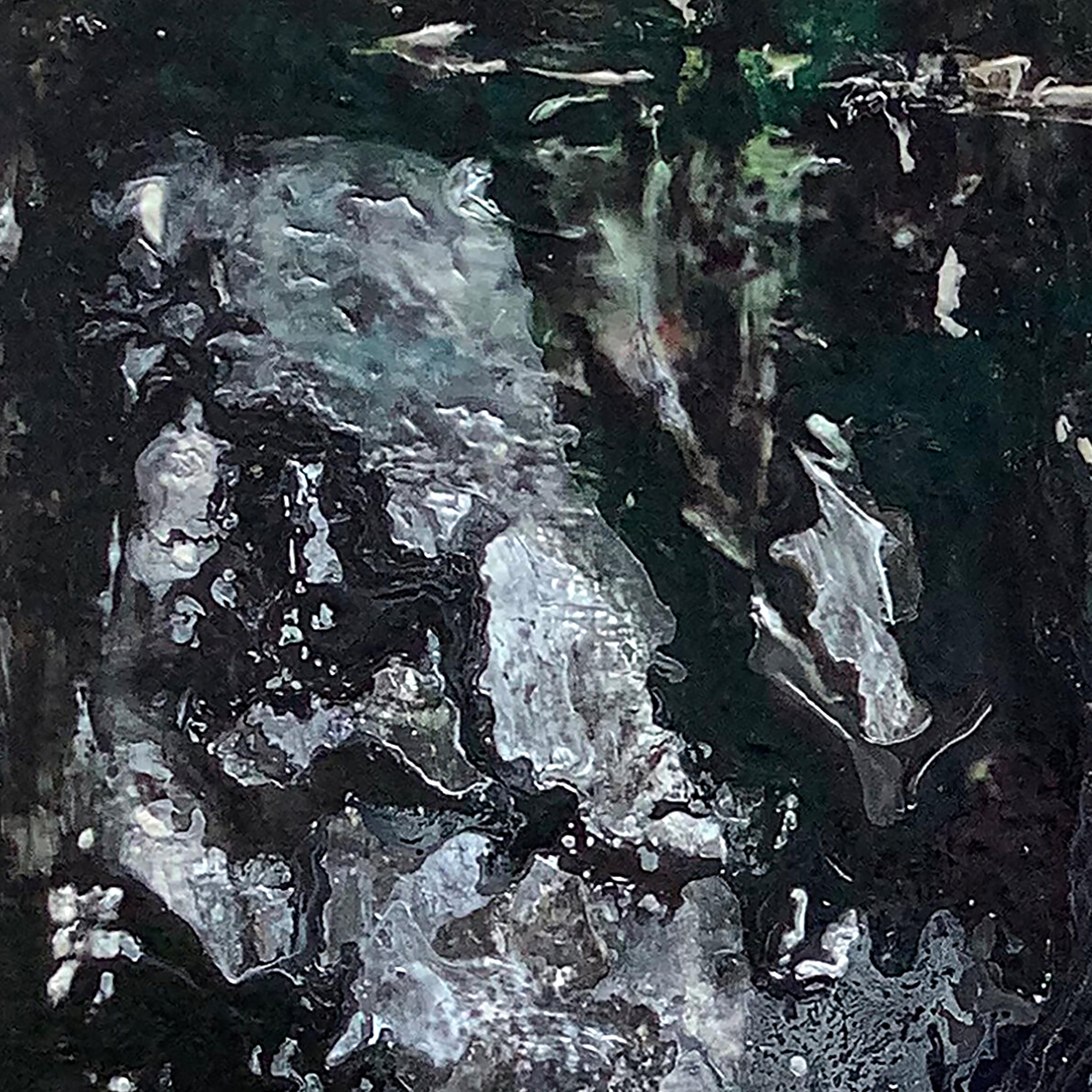 Untitled - Abstract Painting by RJ Raizk