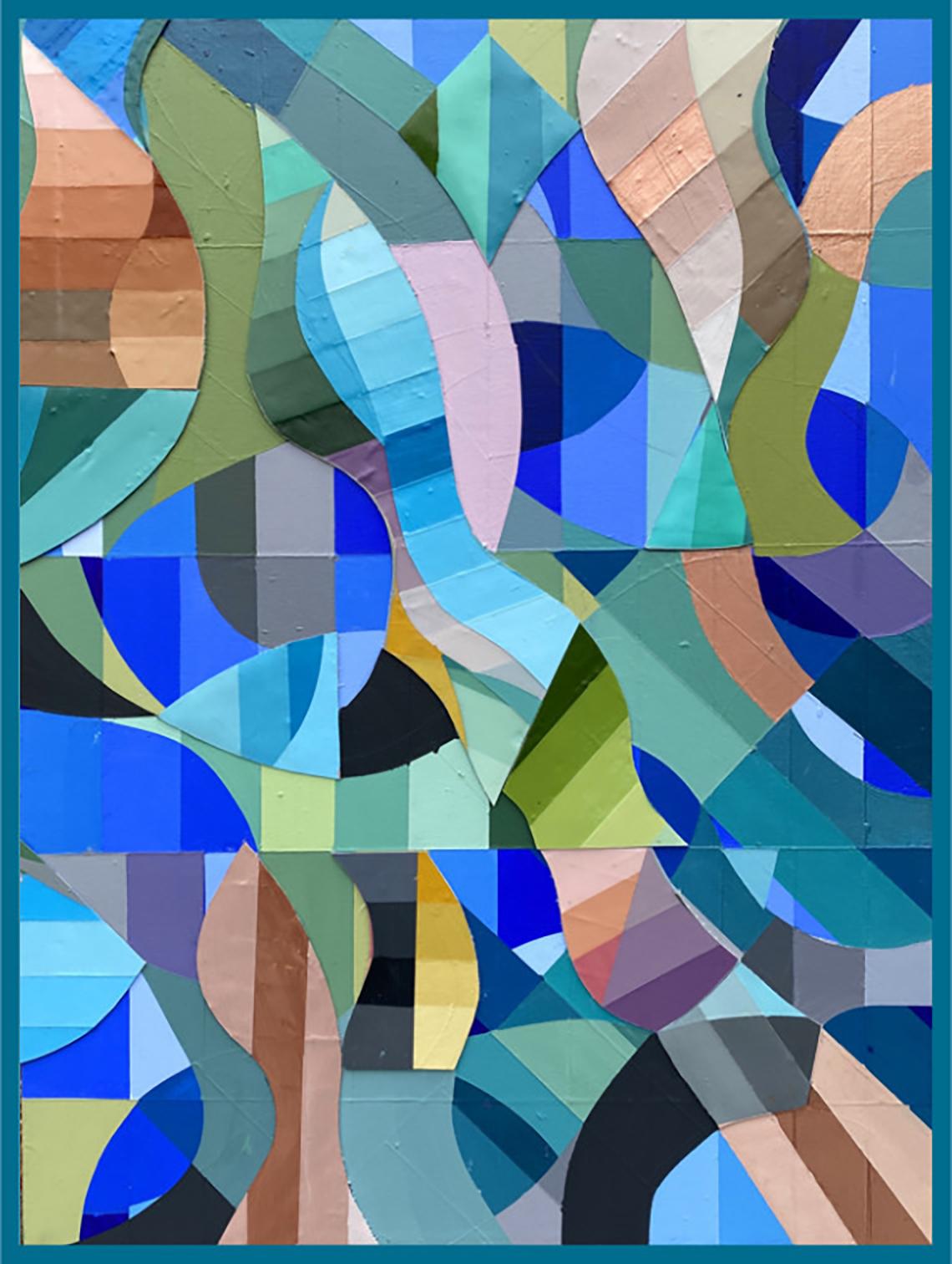Edward Granger Abstract Painting - Under The Sea