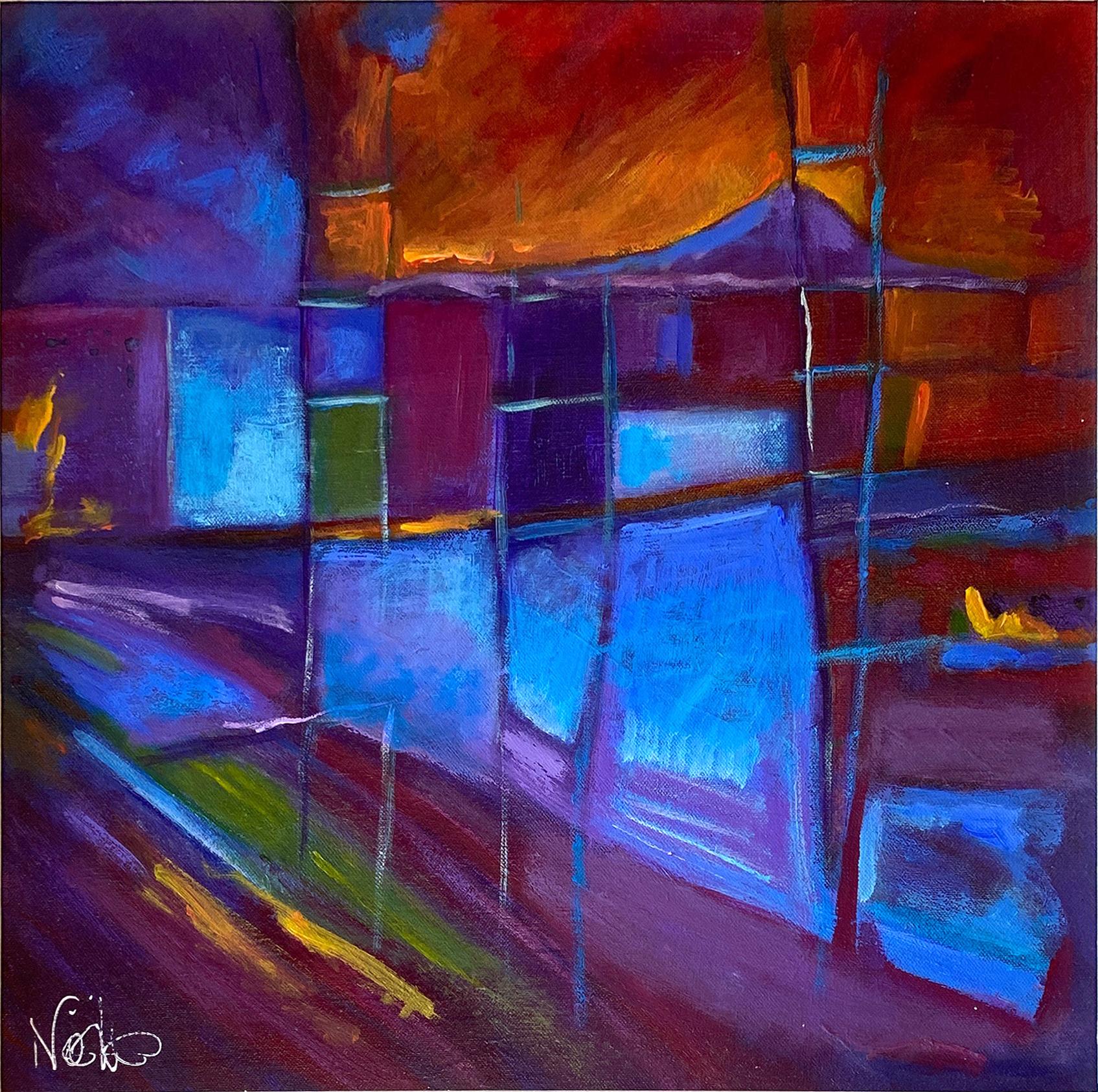 Peinture à l'acrylique « Harvest and Heartland » de Noelle McAlinden en vente 2