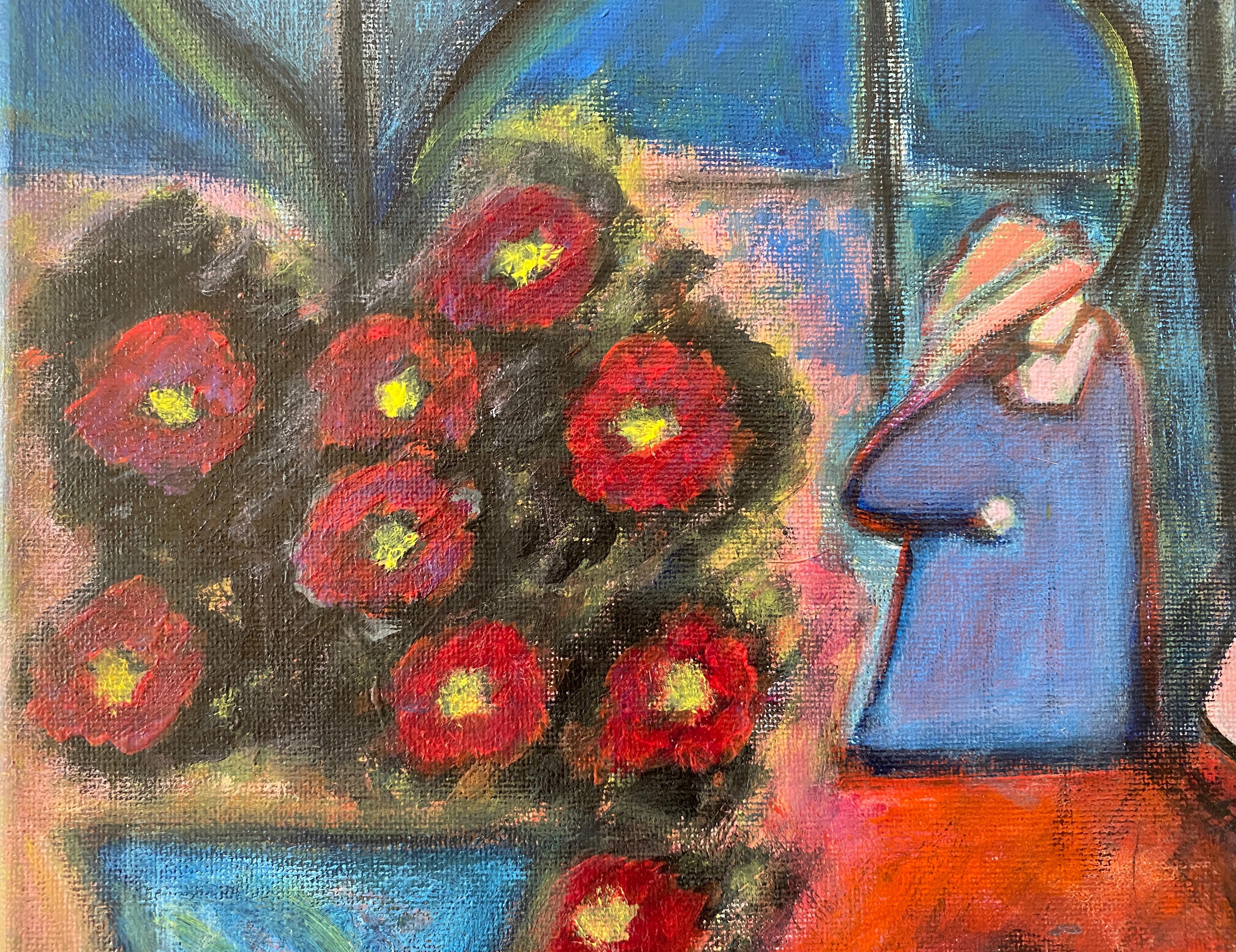 „Impromptu #9“, Gemälde in Acryl auf Leinwand von Josette Simon-Gestin im Angebot 3