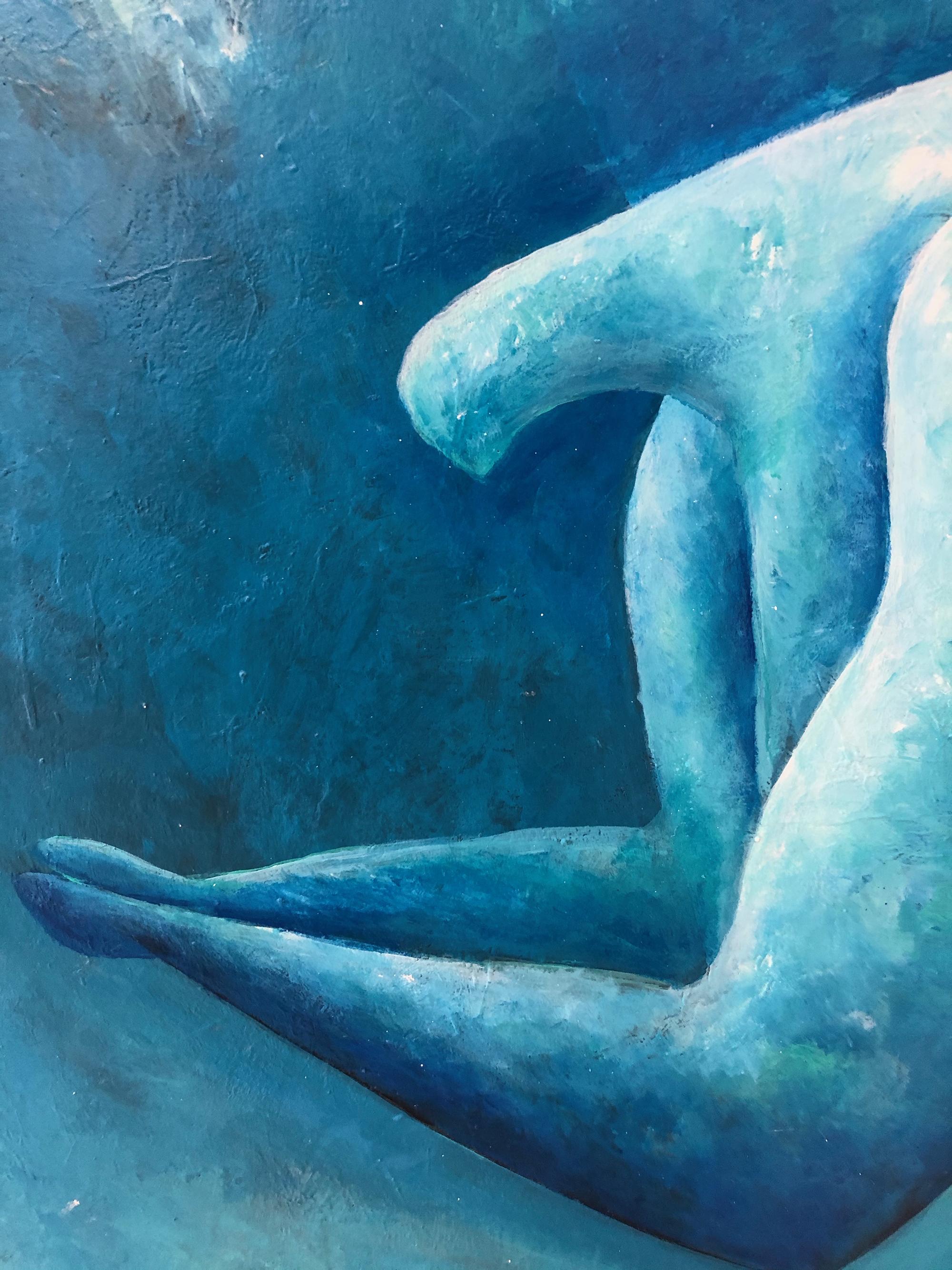 „Remnant of Virtue“, Acryl auf Karton von Nathan Lee im Angebot 1