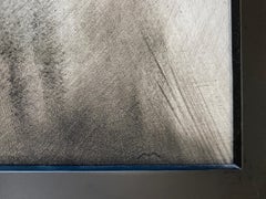 'Tethered' Pittura contemporanea figurativa olio su pannello di Marc Barker