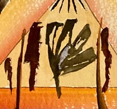 'The Hearth, ' by Lisa Miceli, Watercolor Painting