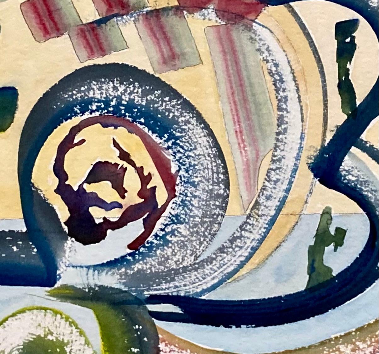 « Submerging », de Lisa Miceli, peinture à l'aquarelle sur papier en vente 1