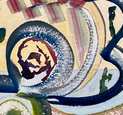 'Submerging, ' by Lisa Miceli, Watercolor on Paper Painting