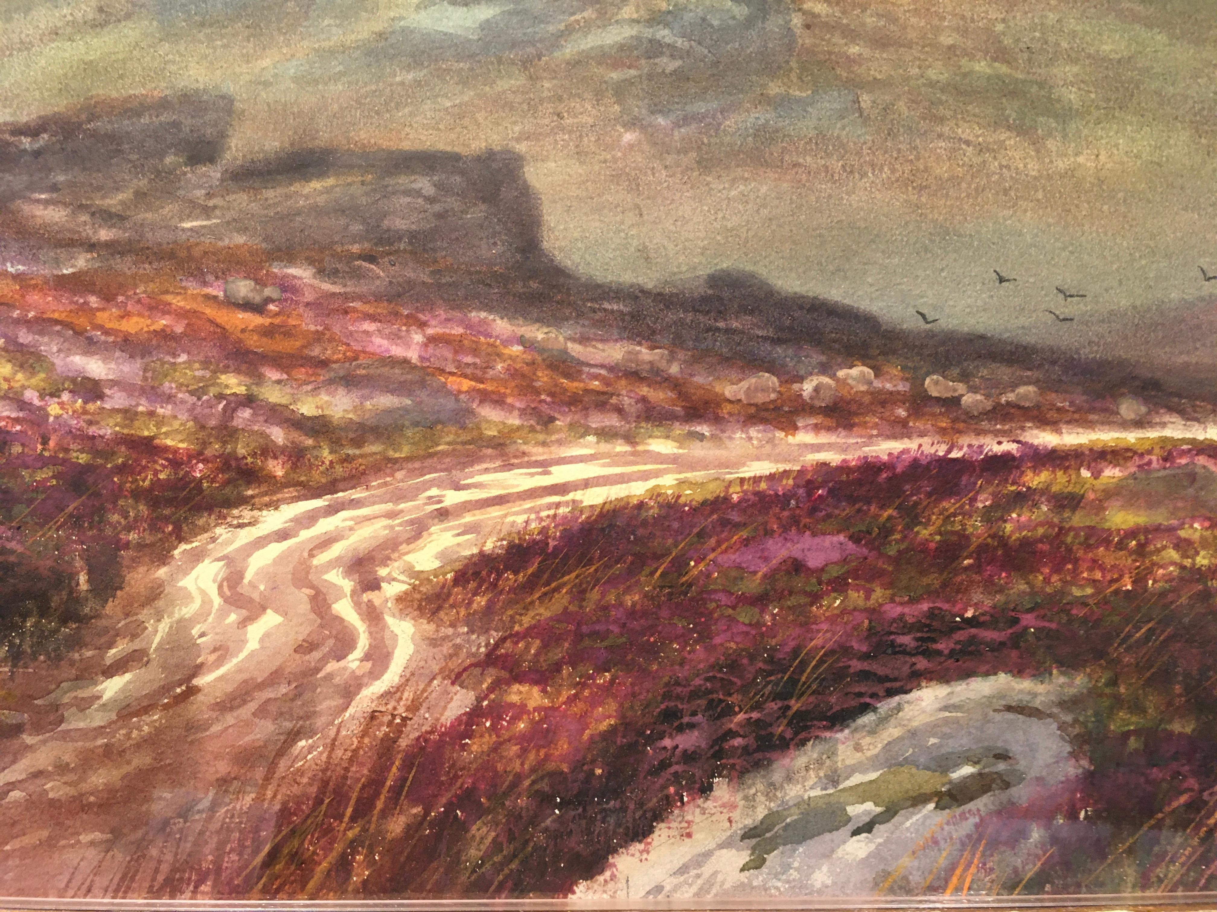 „Brentor“, von Andrew Douglas, Aquarellmalerei im Angebot 3