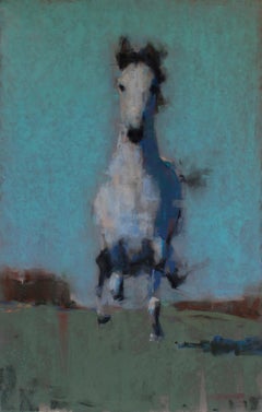 'On the Run, ' by Chris Brizzard, Pastel on Paper Drawing