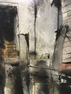 Granero con embarcadero', de Desconocido, Pintura en tinta y acuarela