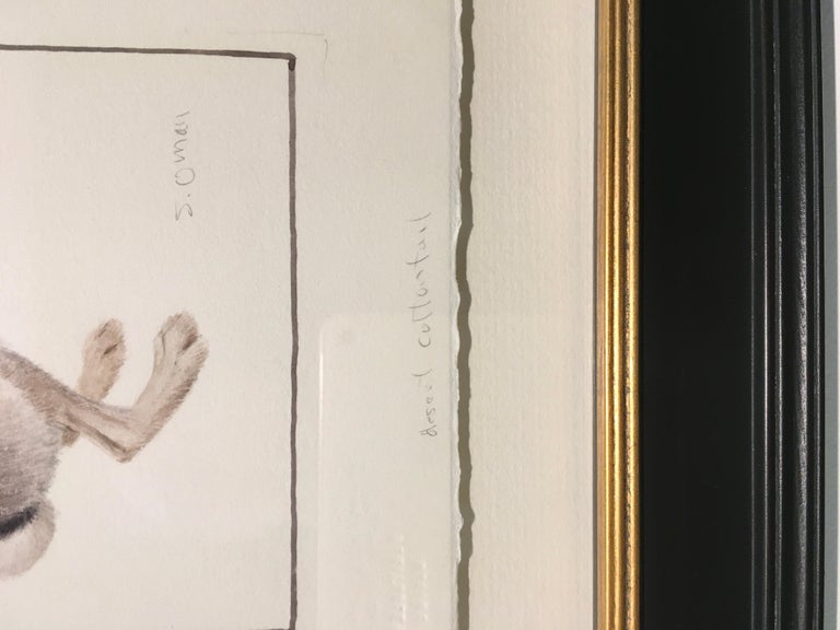 Sheridan Oman 'Desert Cottontail,' by Sheridan Oman, Colored Pencil on Paper Drawing For Sale